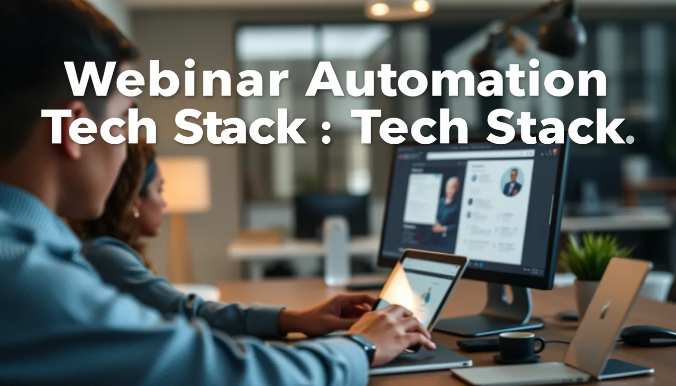 Webinar Automation Tech Stack: What Actually Works for Evergreen Conversion